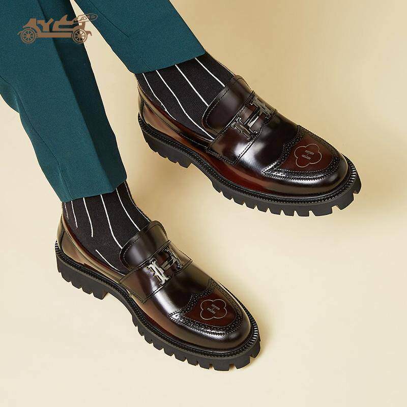 Mocassim de couro elegante e moderno para homem | 50% de desconto🔥