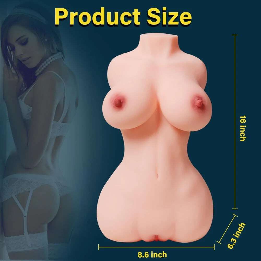 Bambola del sesso del torso da 12 kg Bambola del sesso a metà corpo di Sohimi