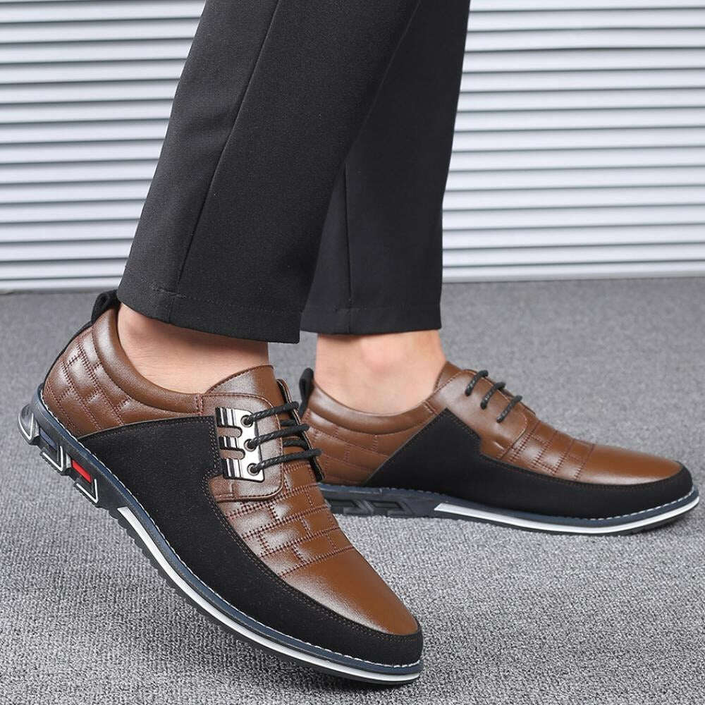 2024 sapatos de couro feitos à mão da moda clássica italiana