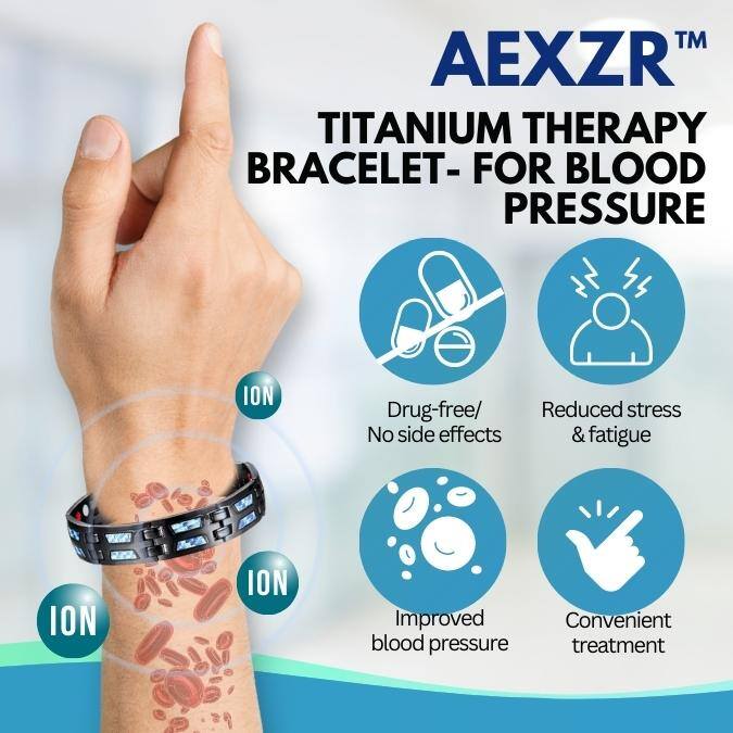 AEXZR™ titāna aproce — asinsspiediena ārstēšana, tauku slepkava