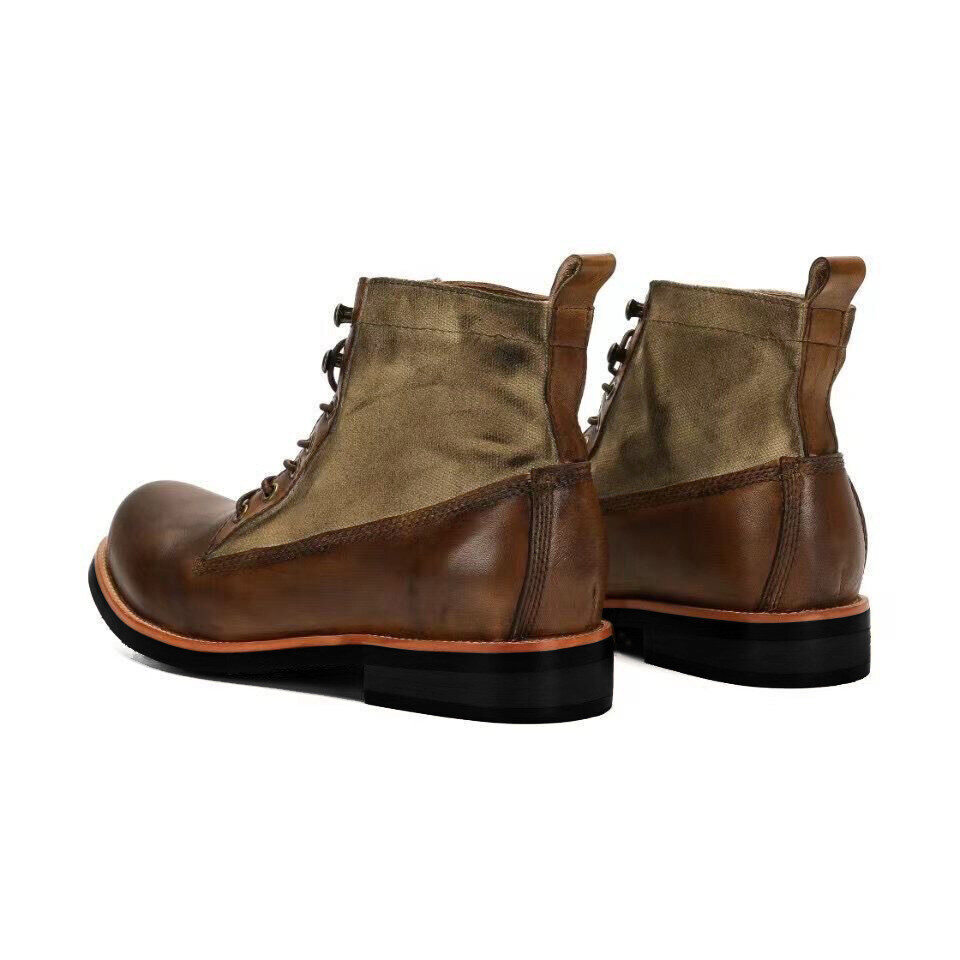 Bota Martin de Couro Casual Clássica | Oferta de metade do preço!🔥