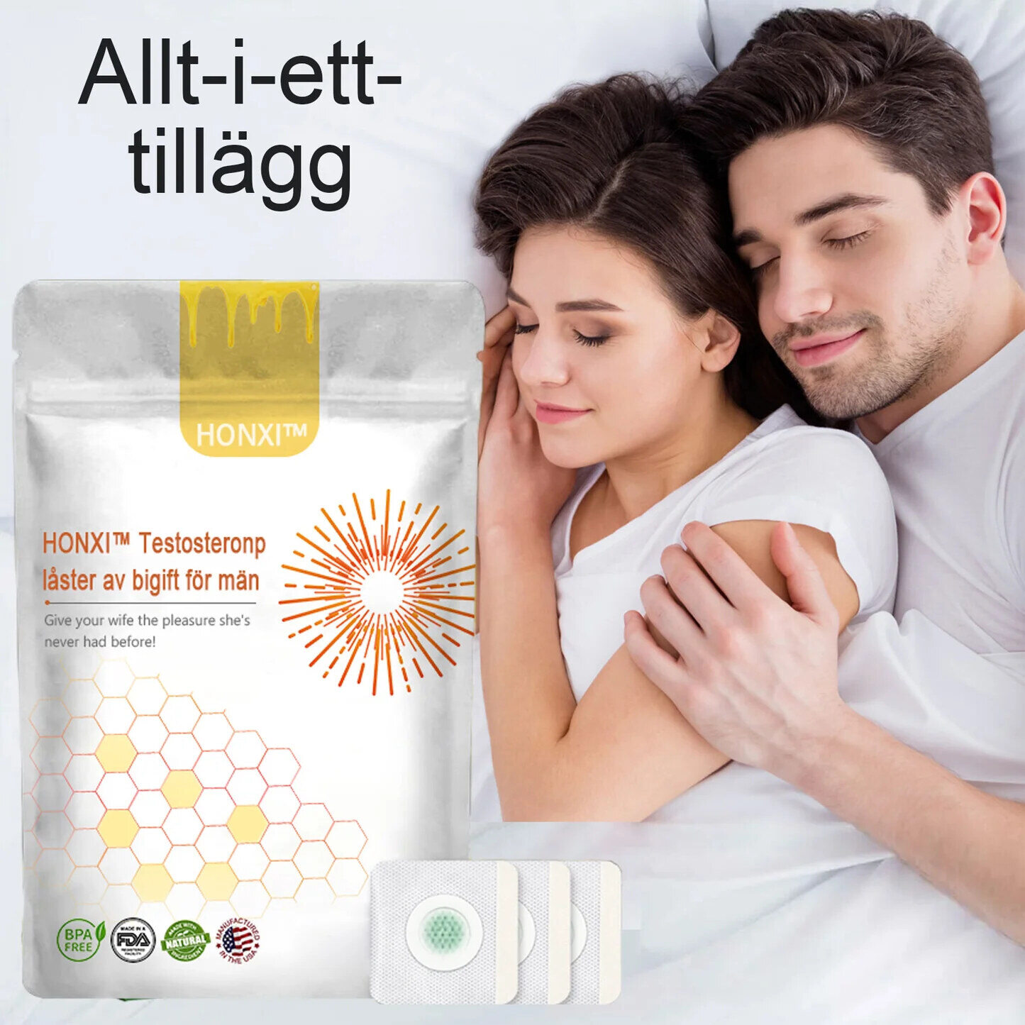 🍀HONXITM 🐝BIČIŲ NUODŲ TESTOSTERONO PLEISTORIUS VYRAMS (TINKA VISO AMŽIAMS) 🔥 RIBOTĄ LAIKĄ 80% NUOLAIDA