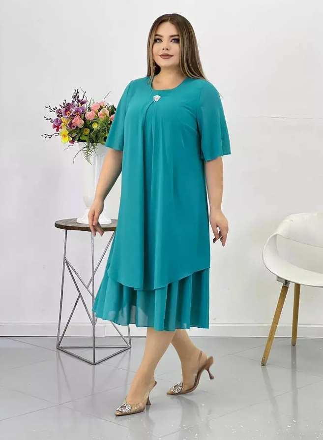 🌷🎁[COMPRE 1, GANHE 1 GRÁTIS][S-5XL] ❤️2024 NOVOS VESTIDOS DE CHIFFON DE ALTA QUALIDADE