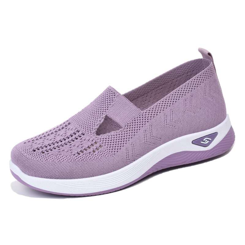 50% OFF - Sapatos ortopédicos para mulher tecidos com sola macia e respirável