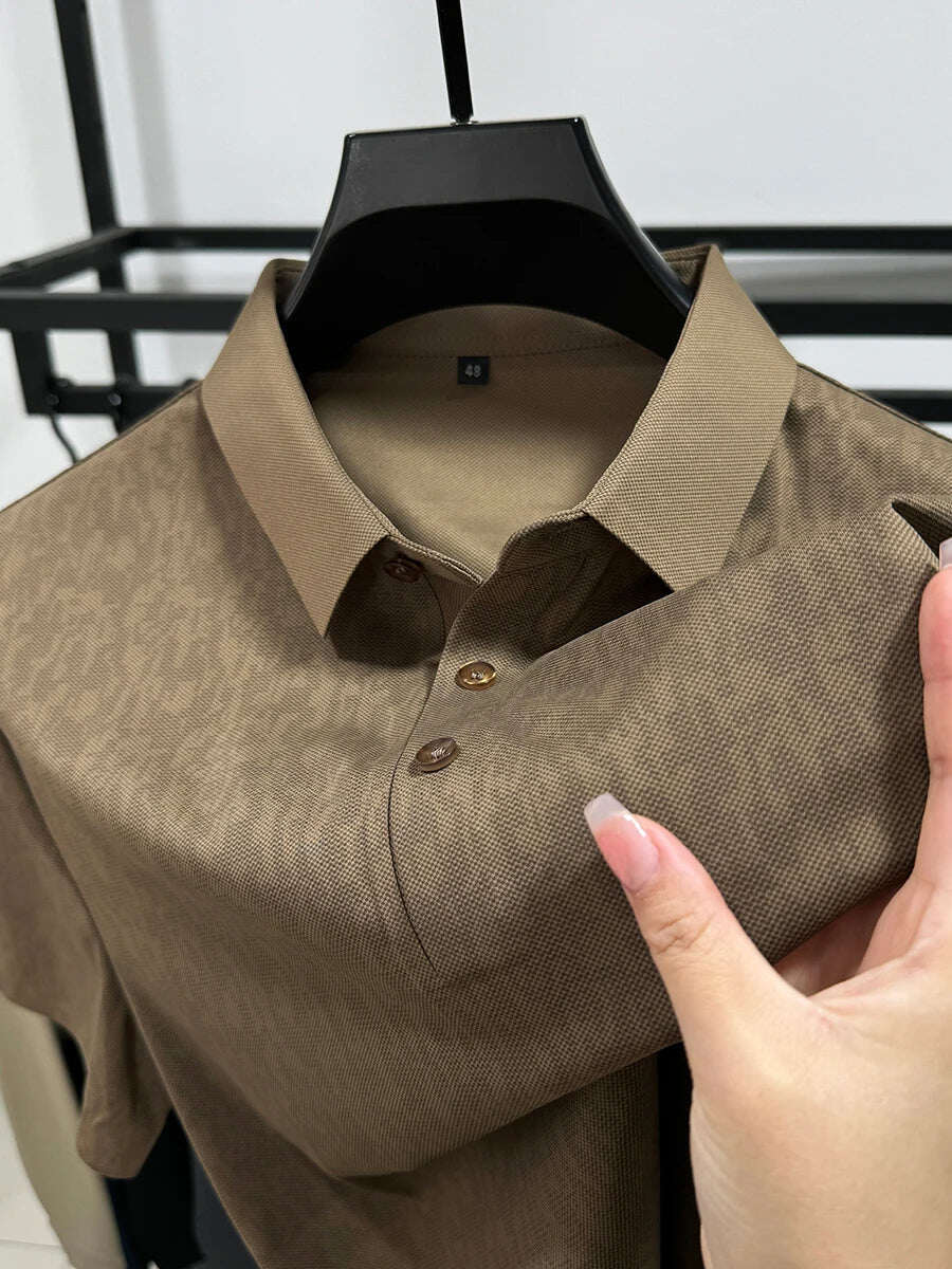 VYRIŠKI LAISVALAIKIO POLO MARŠKINĖLIAI