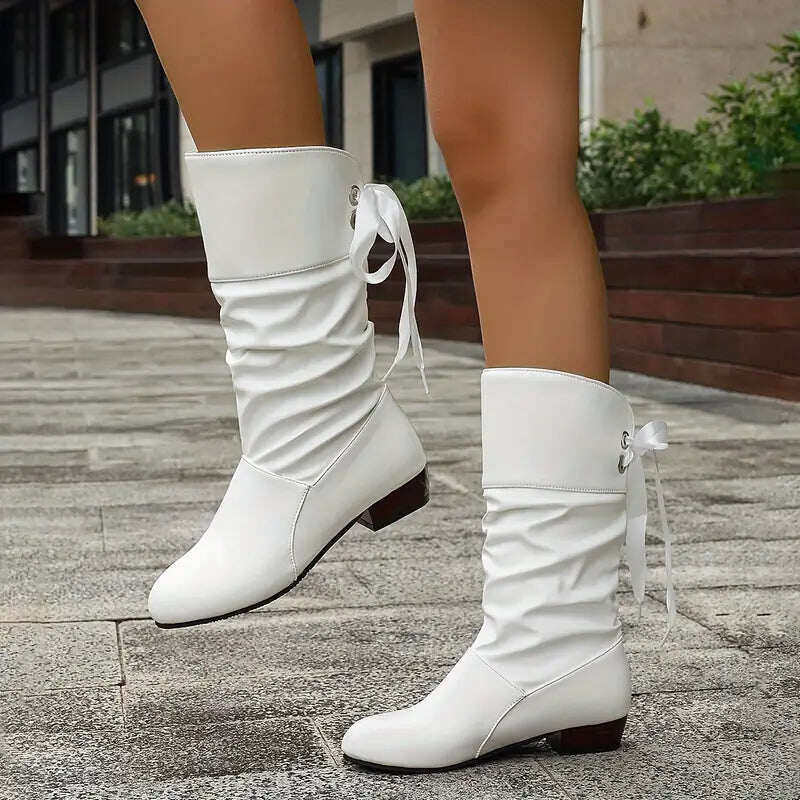 🔥Botas de senhora elegantes com atacadores e botas quentes