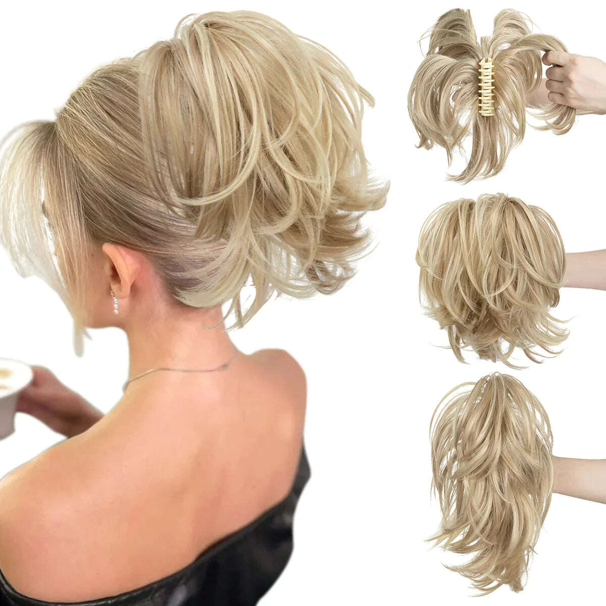 Acessórios de cabelo DIY Bun