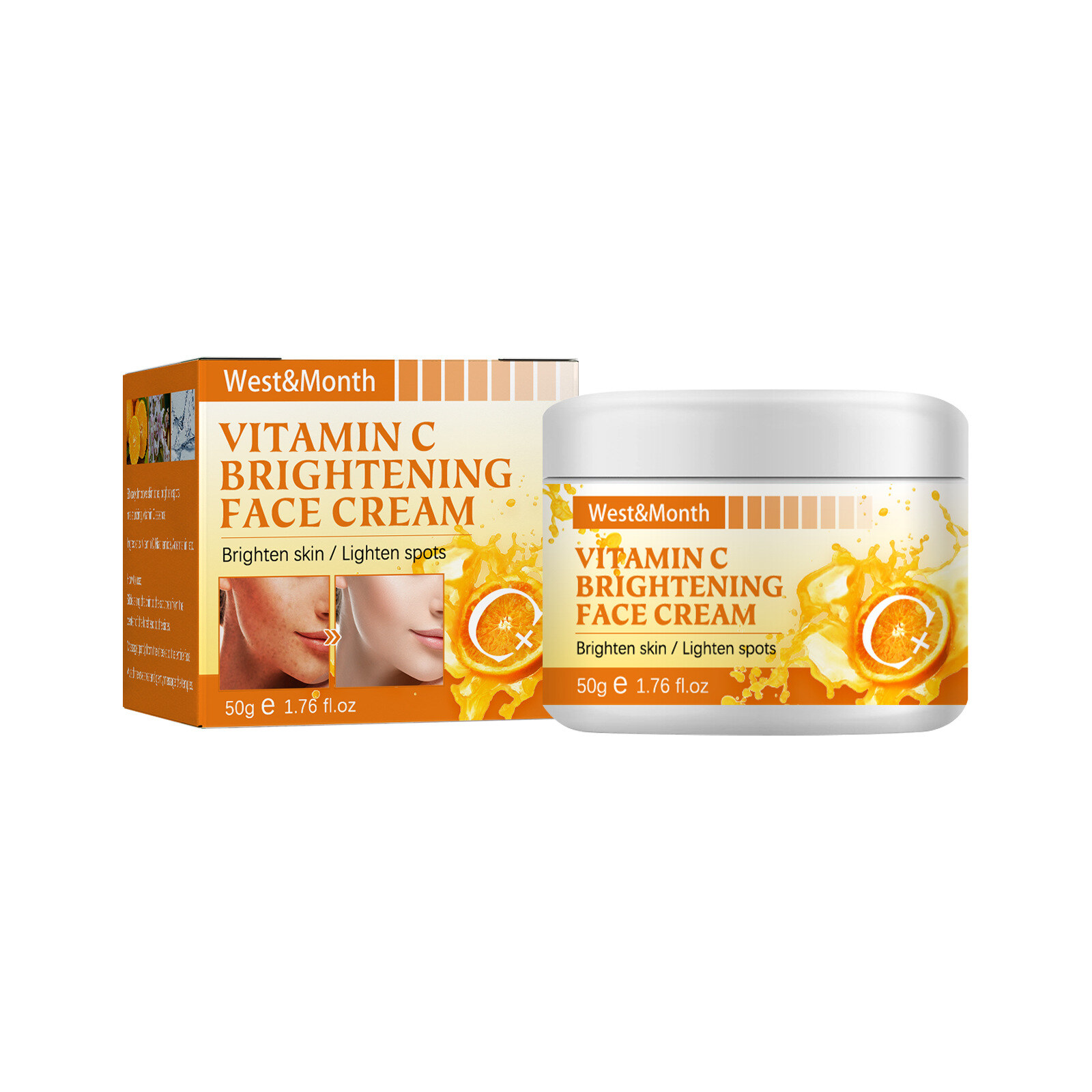 West&Month™ Creme de Vitamina C - Elimina as manchas de acne