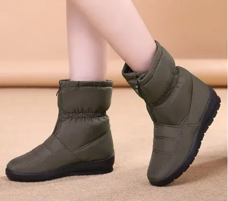 ✿ Botas de neve impermeáveis ​​femininas