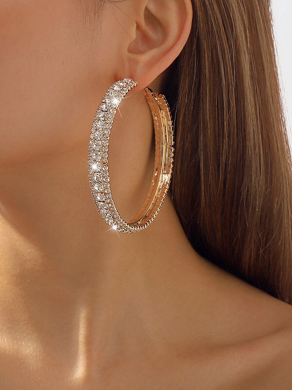 Brincos de strass Brincos Acessórios