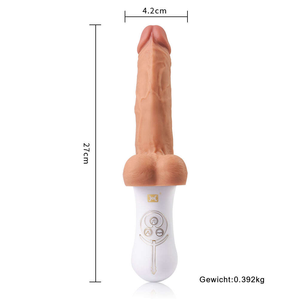 3 V 1 Realistické Dildo 6 Teleskopické 10 Vibrační Rotace Aivrobta