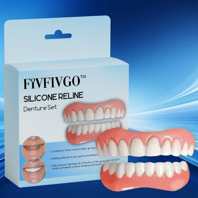 Conjunto de próteses dentárias de silicone Fivfivgo™