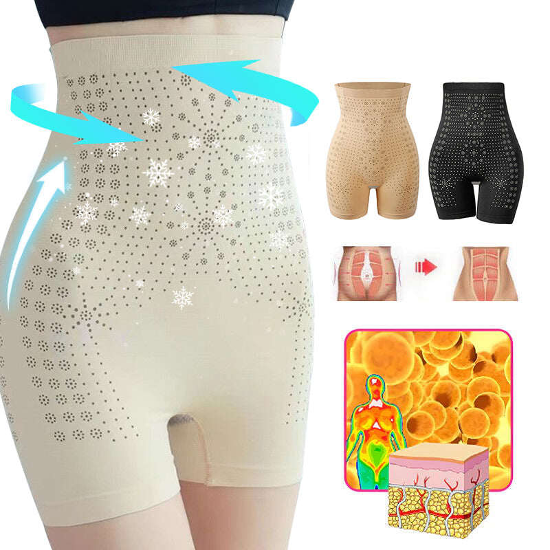 【✨Dinheiro na entrega✨】Shorts modeladores para reparo de fibra iônica de seda gelada 2024 PEARLMOON™