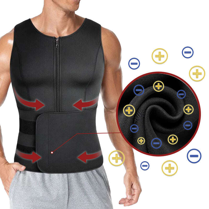 CoreMax™ IONS Sweat Detox kompresijas veste