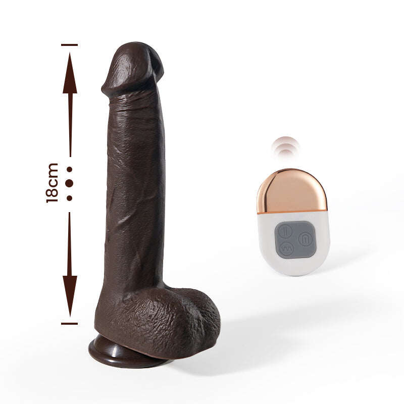 Eagle Realistic Dildo 18CM 3 Teleskopické 5 Vibrační