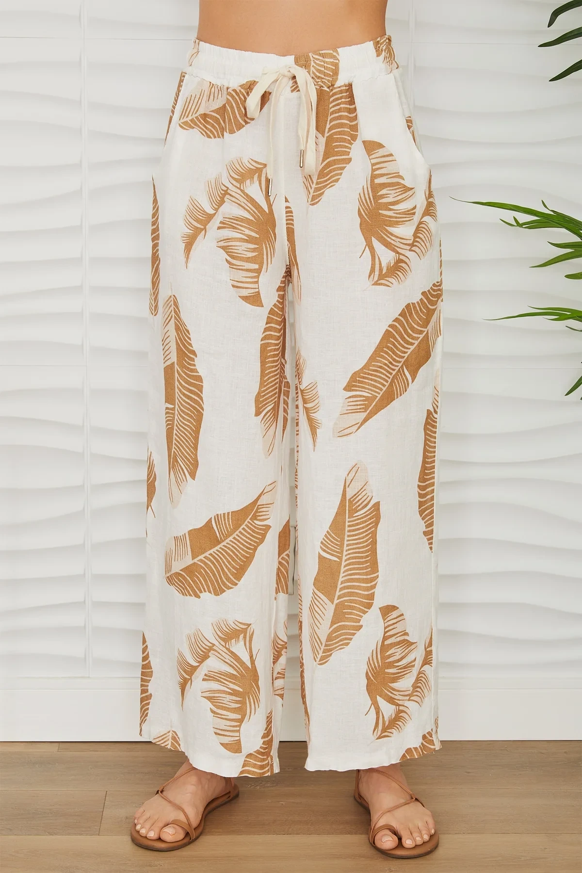 THE PALM LIFE LINEN PANT