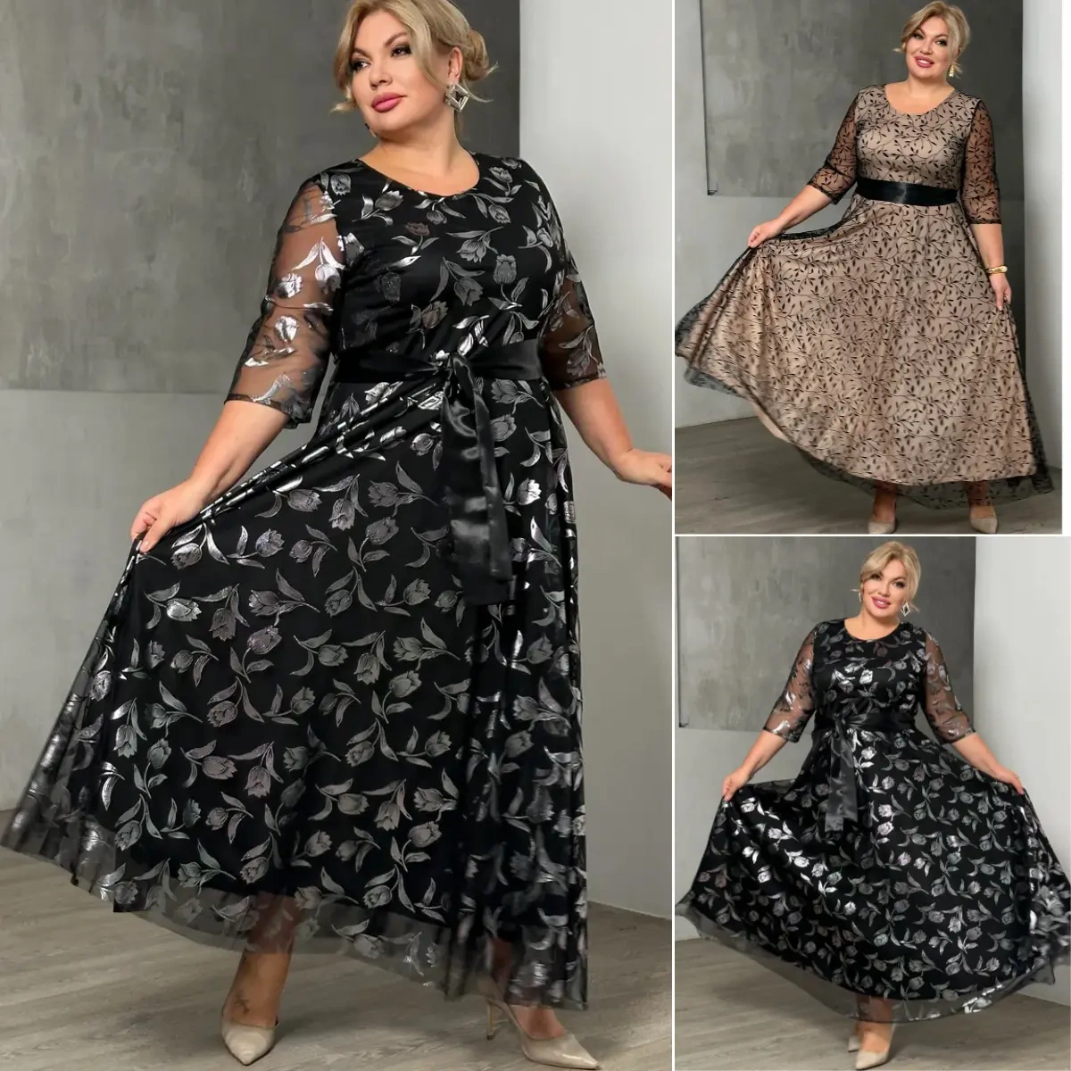 💋【S-5XL】👗 Jauna moderna kleita, klasisks dizains, eleganta un vienkārša