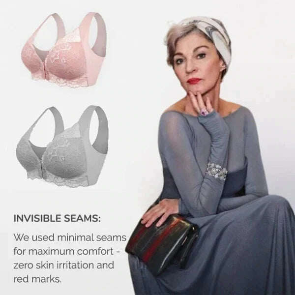 Podprsenka s předním zapínáním 5D Shaping Push Up Bra - bezešvá, Beauty Back