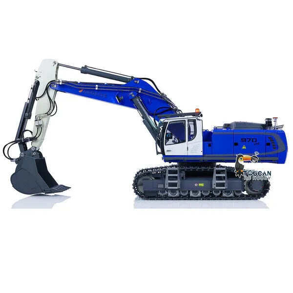 K970 100S Pro 1/14 hidraulikus RC kotrógép Fém szimulációs modell