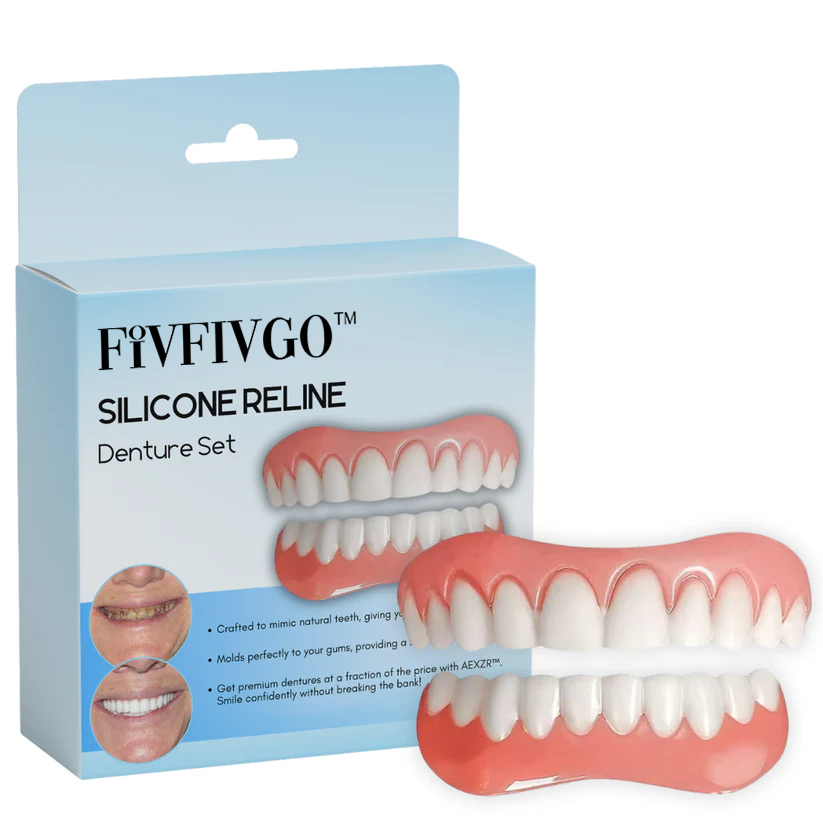 Conjunto de próteses dentárias de silicone Fivfivgo™