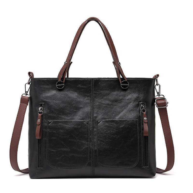 🔥Oferta Especial🔥Saco de couro feminino