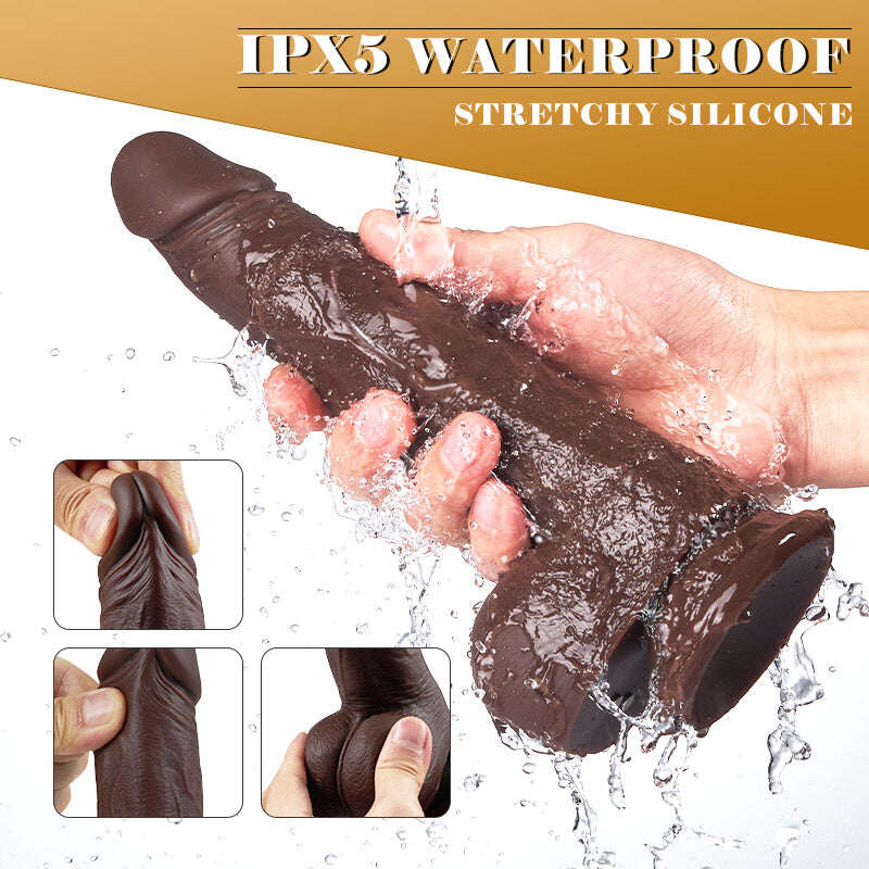 Warren Thrusting Rotating Lifelike Dildo 8.7 Inch