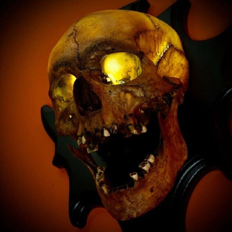 💀 Noční světlo zpívající Head Skull Lamp