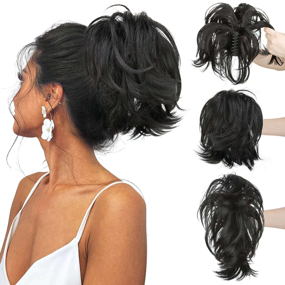 Acessórios de cabelo DIY Bun