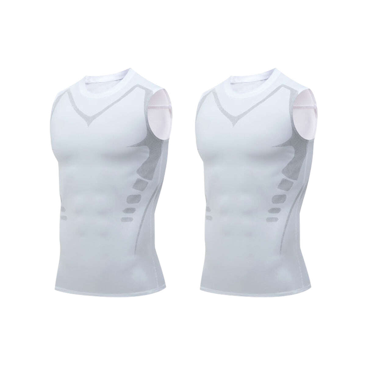 🦾NOVA VERSÃO 2023 EXPECTSKY IONIC SHAPING VEST, CONFORTÁVEL E RESPIRÁVEL ICE SILK FABRIC, PARA HOMENS MOLDAREM O CORPO PERFEITO（🔥🔥DESCONTO LIMITADO NOS ÚLTIMOS 30 MINUTOS⏳）