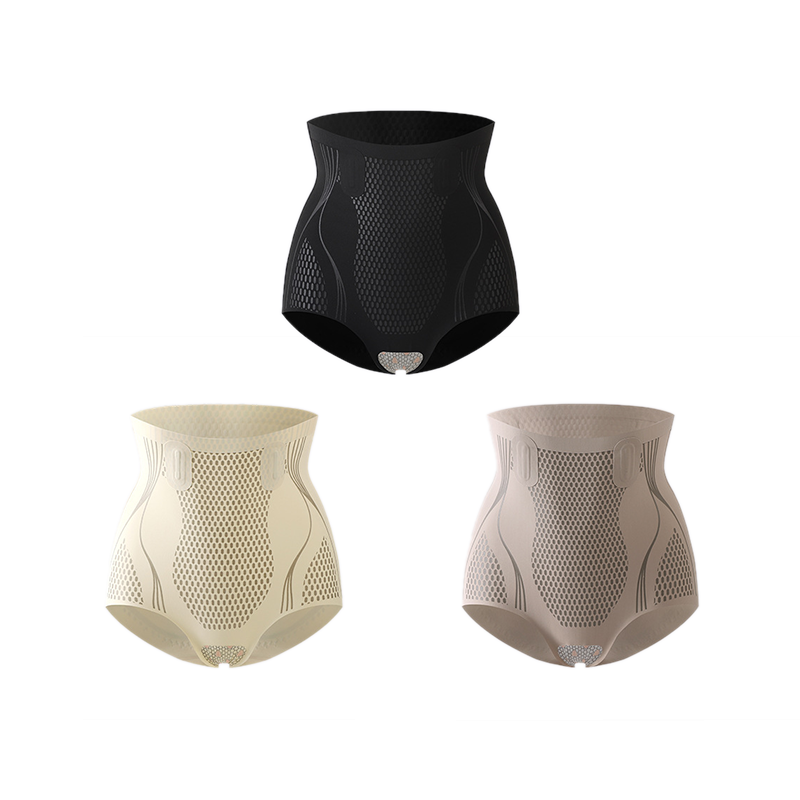 【✨Loja oficial da marca】IonSilk Sculpt+ Ice Silk Ion Shorts, tecido confortável e respirável, inundado com tecido de turmalina (📣Desconto por tempo limitado, últimos 30 minutos)