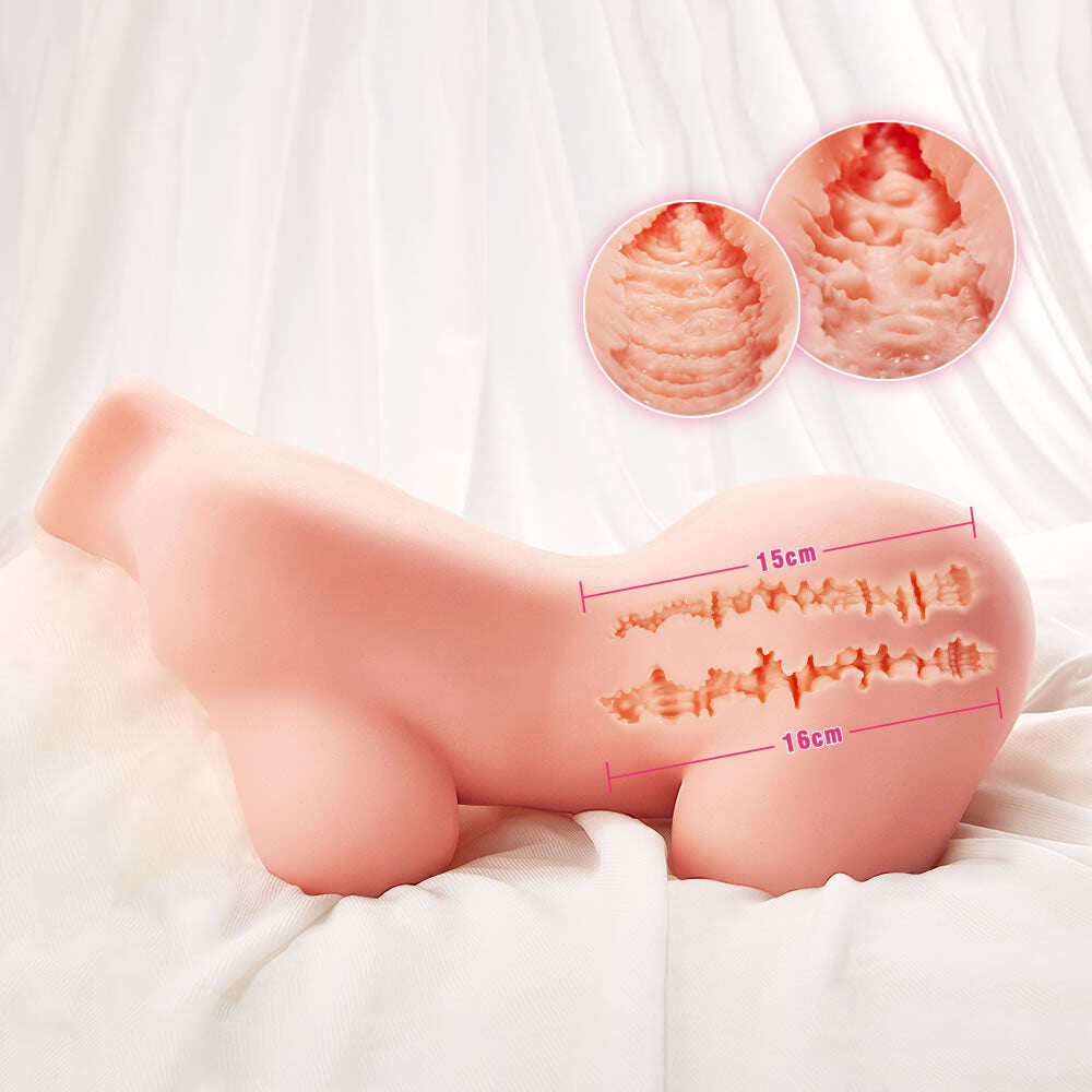 Culo di bambola 3D realistico con vagina, ano, tette, vibratore 3,6 kg