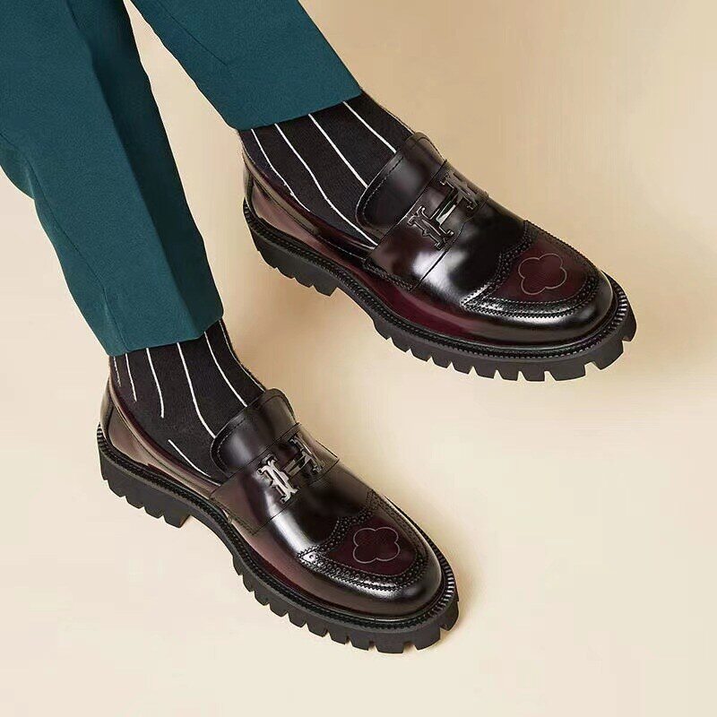 Mocassim de couro elegante e moderno para homem | 50% de desconto🔥