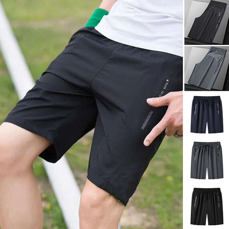 shorts de gelo de malha