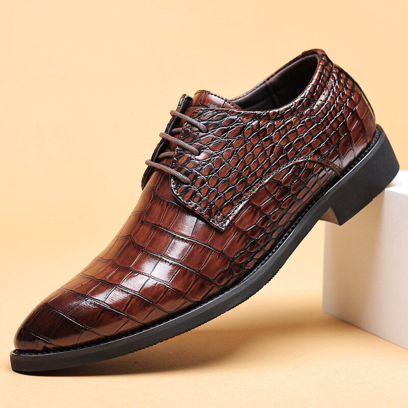 Sapato derby clássico elegante
