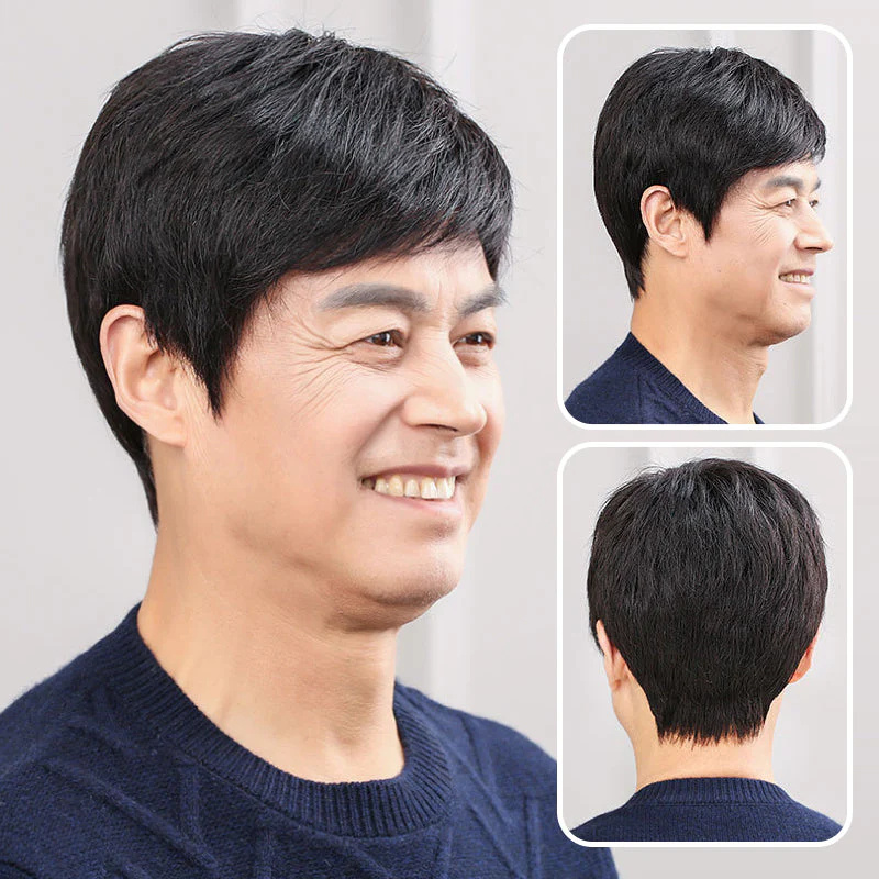 The Best Gift for Him: Natural and Realistic Men's Full Wig