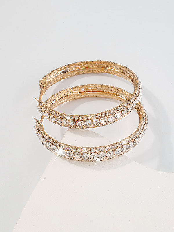 Brincos de strass Brincos Acessórios