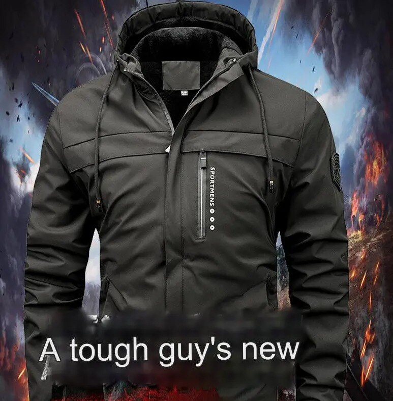 ⛄【M-6XL】🔥Jaquetas, casacos e algodão de veludo grosso masculino outono e inverno 2024 para homens