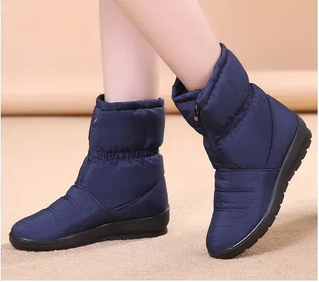 ✿ Botas de neve impermeáveis ​​femininas