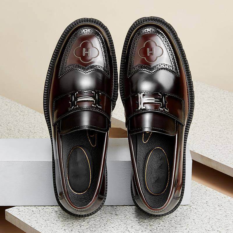 Mocassim de couro elegante e moderno para homem | 50% de desconto🔥