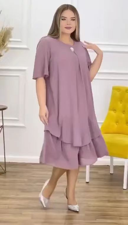 🌷🎁[COMPRE 1, GANHE 1 GRÁTIS][S-5XL] ❤️2024 NOVOS VESTIDOS DE CHIFFON DE ALTA QUALIDADE