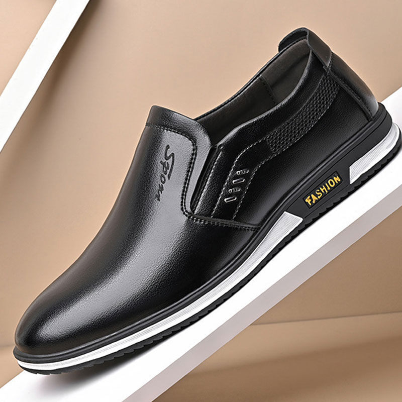 Nova moda mocassins de couro para homem