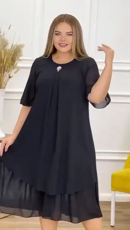 🌷🎁[COMPRE 1, GANHE 1 GRÁTIS][S-5XL] ❤️2024 NOVOS VESTIDOS DE CHIFFON DE ALTA QUALIDADE