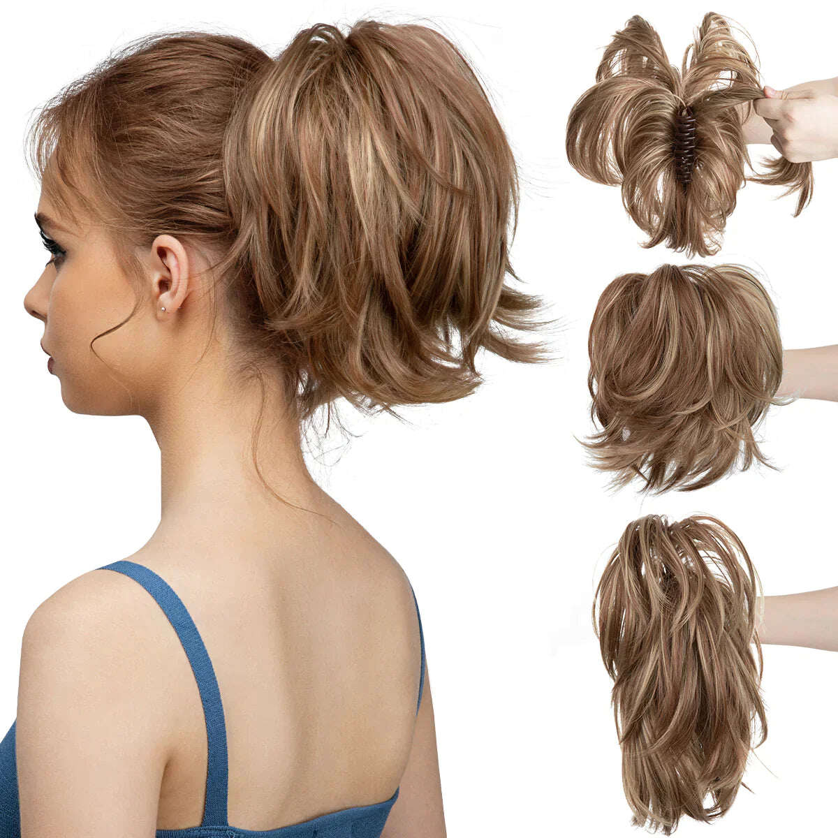 Acessórios de cabelo DIY Bun