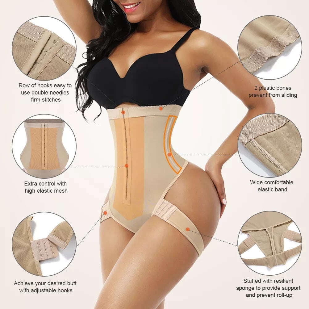 Manžetový břišní trenér Shapewear Control Bodysuit Shaper