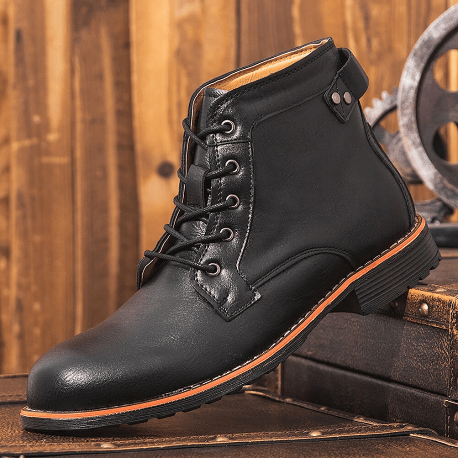 Bota de couro novas e elegantes para homem | Oferta de metade do preço!🔥