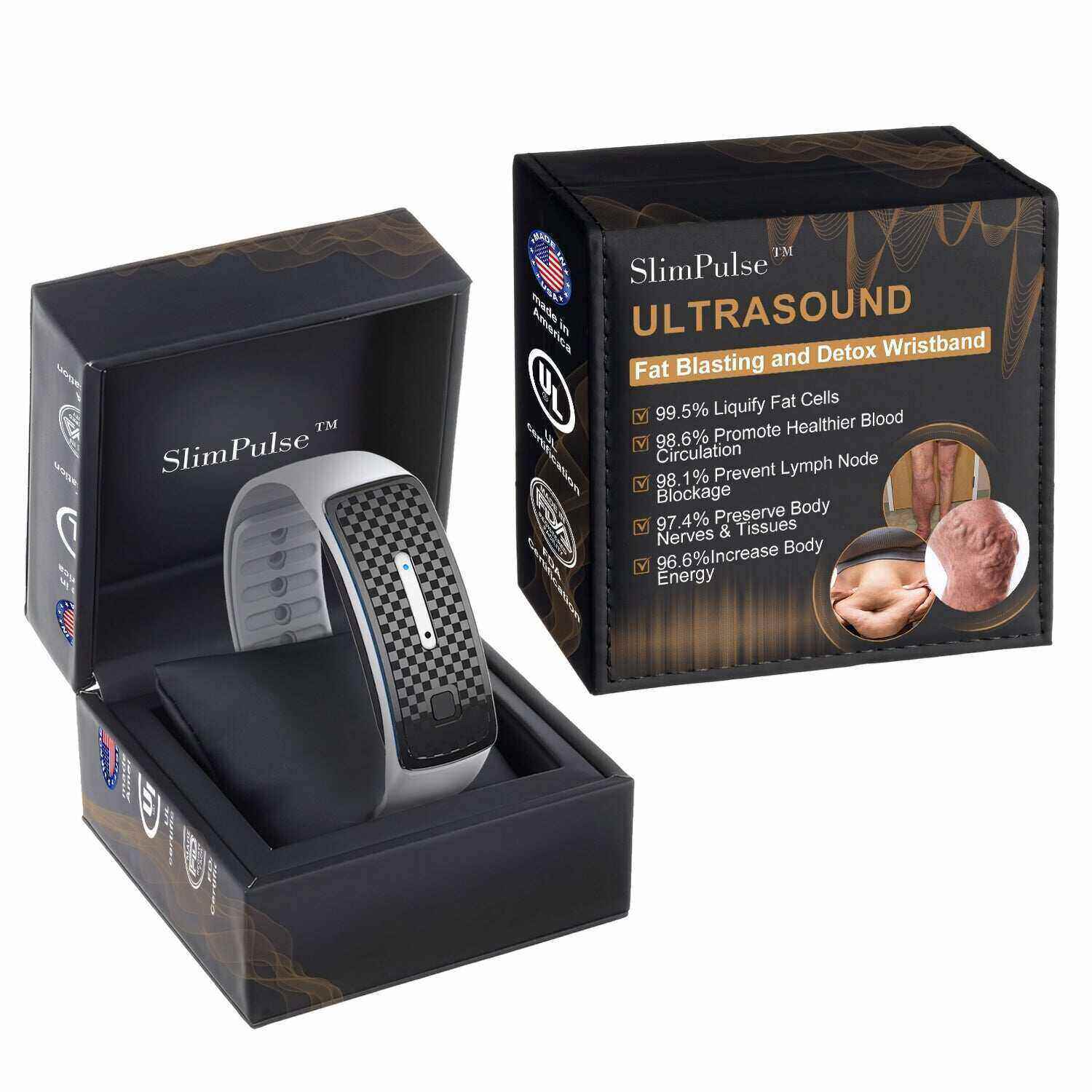 💪 Último SlimPulseTM 2024 Ultrasonic Fat Blasting and D etoxing Wristband - Balanço Energético 🎁 (desconto por tempo limitado + recomendação médica)