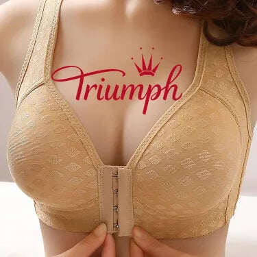 Triumph elülső gomb vezeték nélküli megereszkedésgátló melltartó [M-2XL]