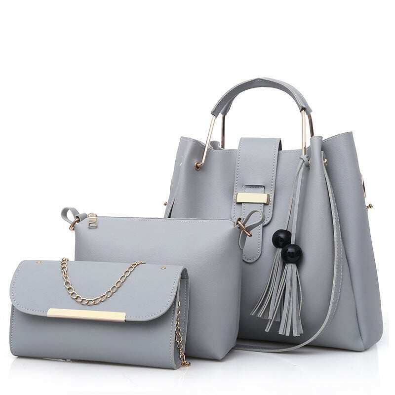 🔥Exklusives Angebot🔥 (Dreiteilige) Damen-Ledertasche