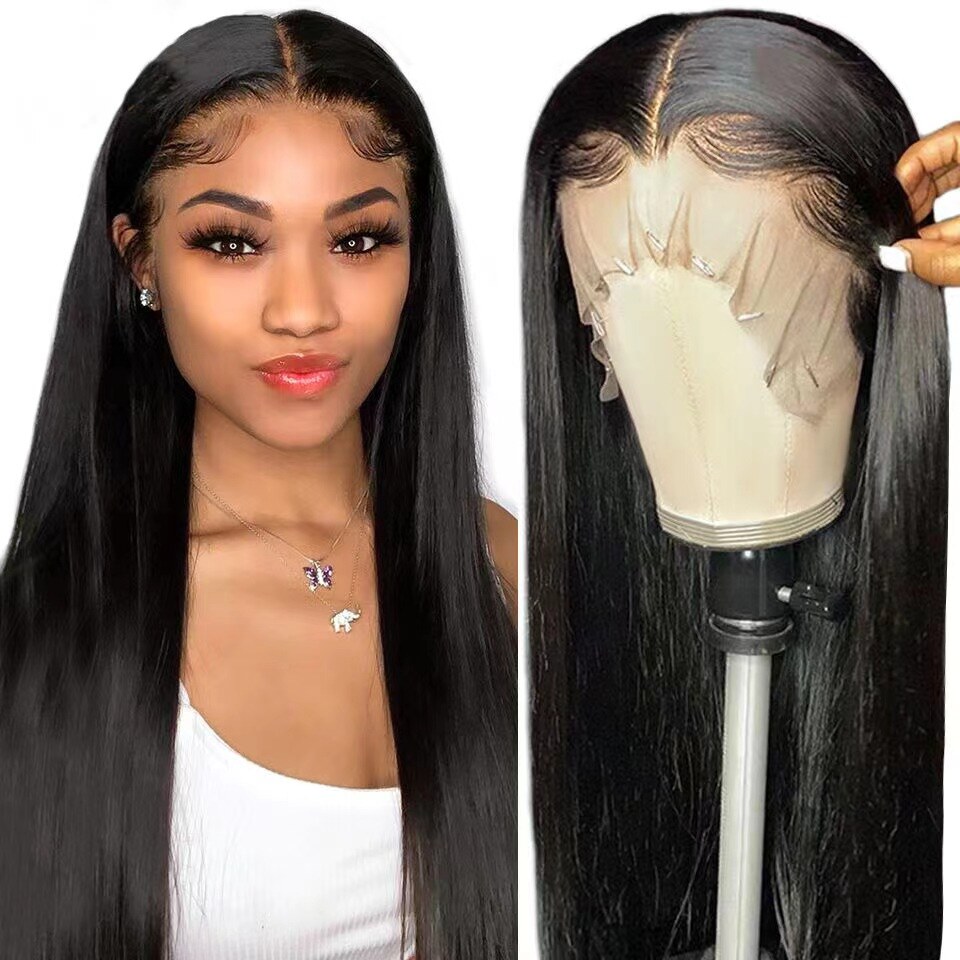Jerry Curly 3×4 Lace Paróka -80%-os sűrűségű természetes fekete emberi haj