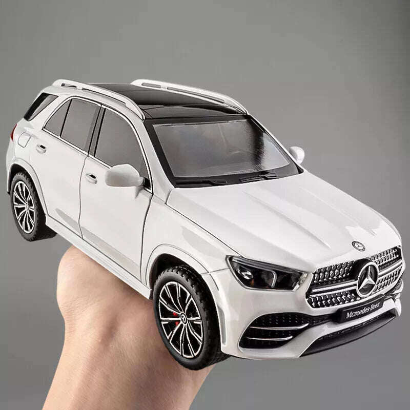 1:24 Carro de brinquedo Mercedes-Benz GLE 350 em alumínio fundido com som e luz